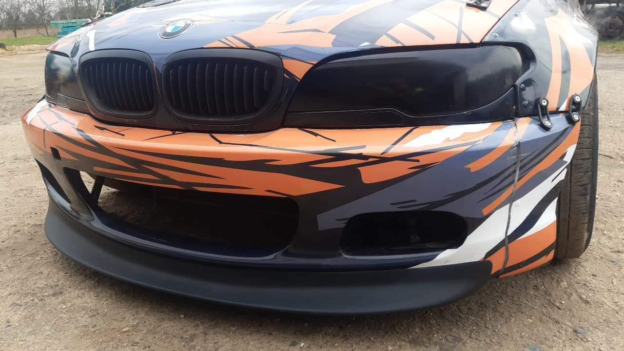 BMW e46 CSL style lip for Msport Mtech Front Bumper