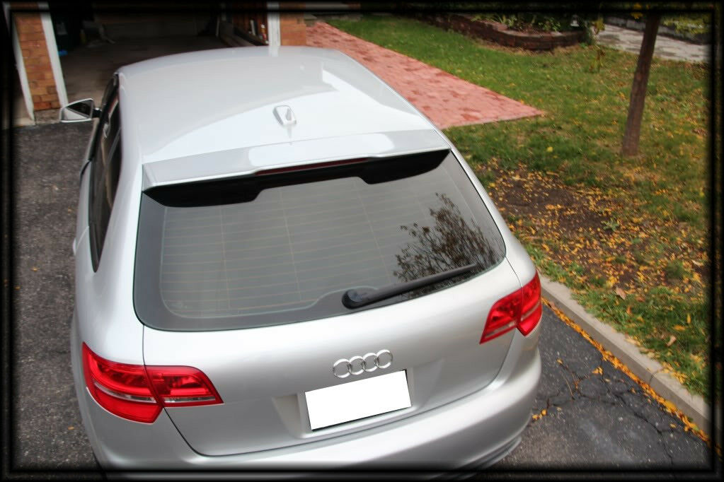 AUDI A3 8P 5D RS3 REAR ROOF WING