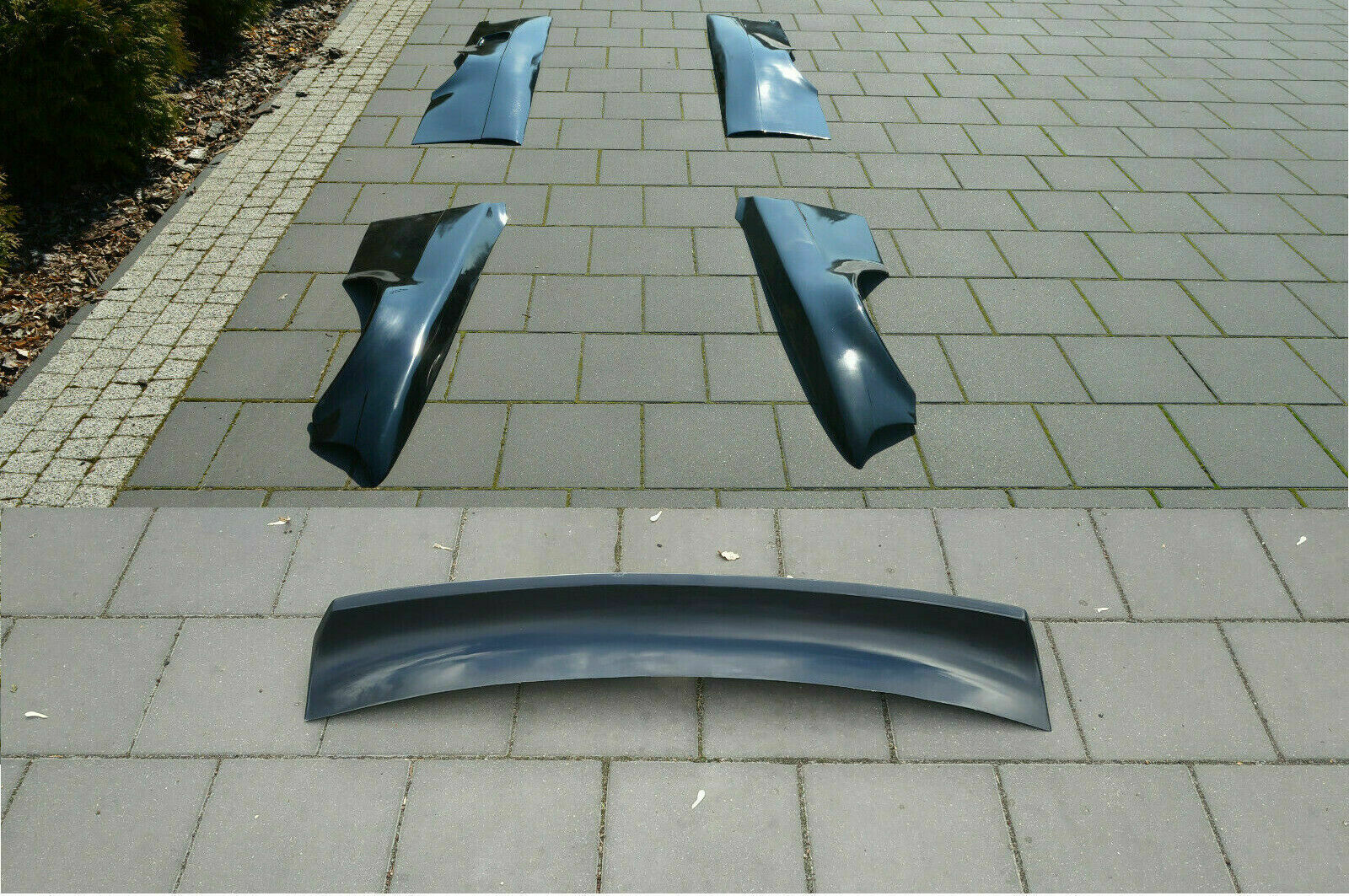 BMW e36 Coupe, wheel arches + Ducktail spoiler