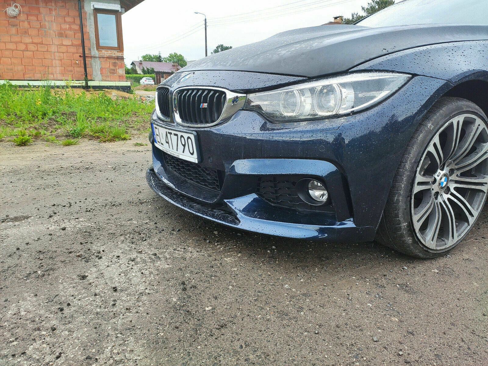 BMW 4-Series F32 F33 F36 M Sport M Tech 14-19 Front Splitter 2 piece additions
