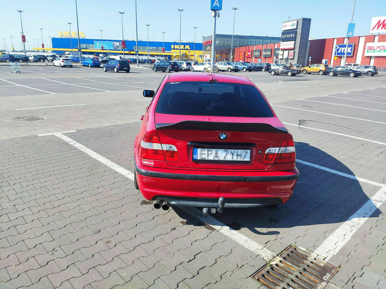 BMW E46 Sedan S-Style Ducktail Spoiler R.B.K