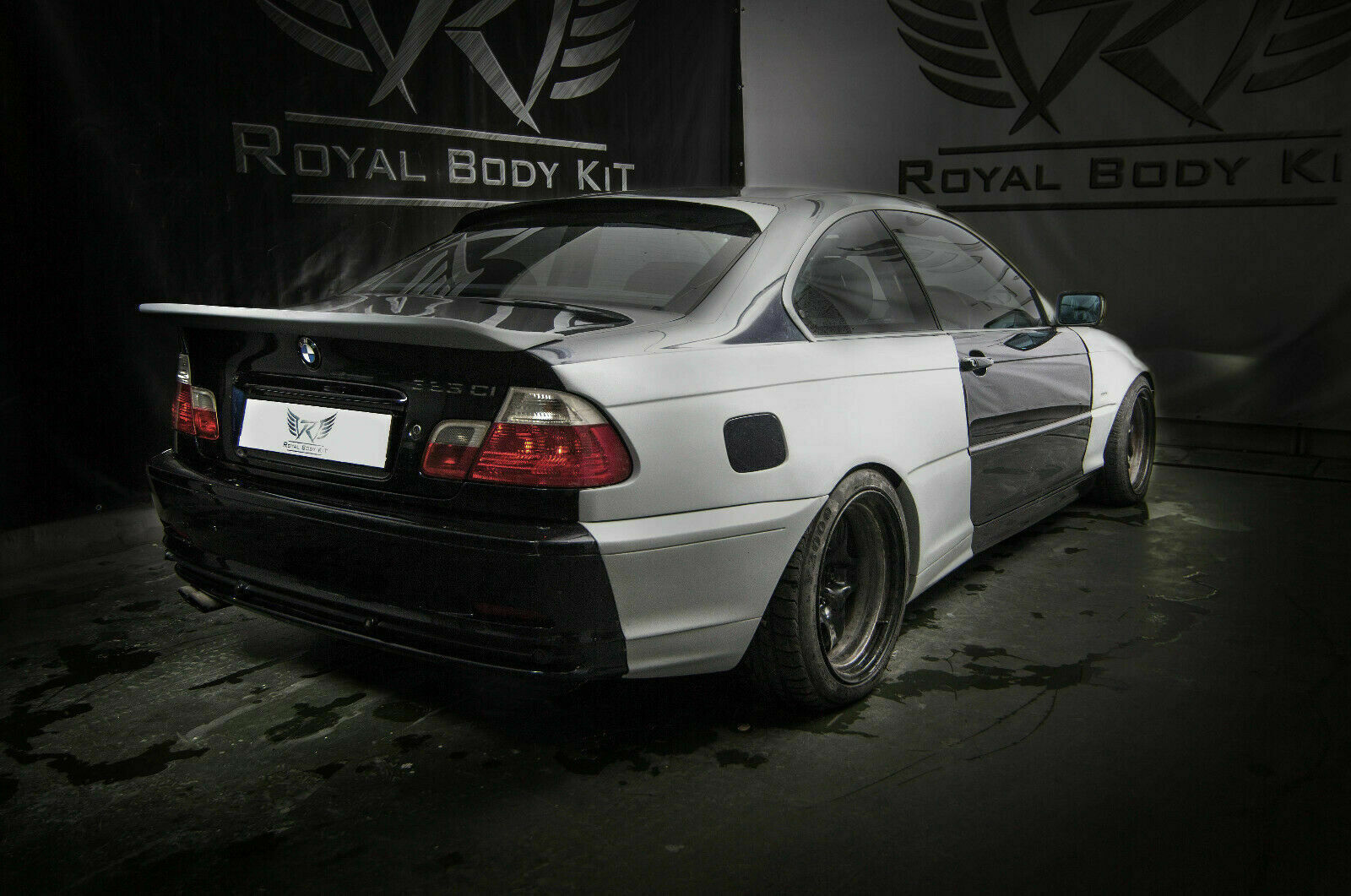 BMW 3 E46 Coupe + front lip Custom fender