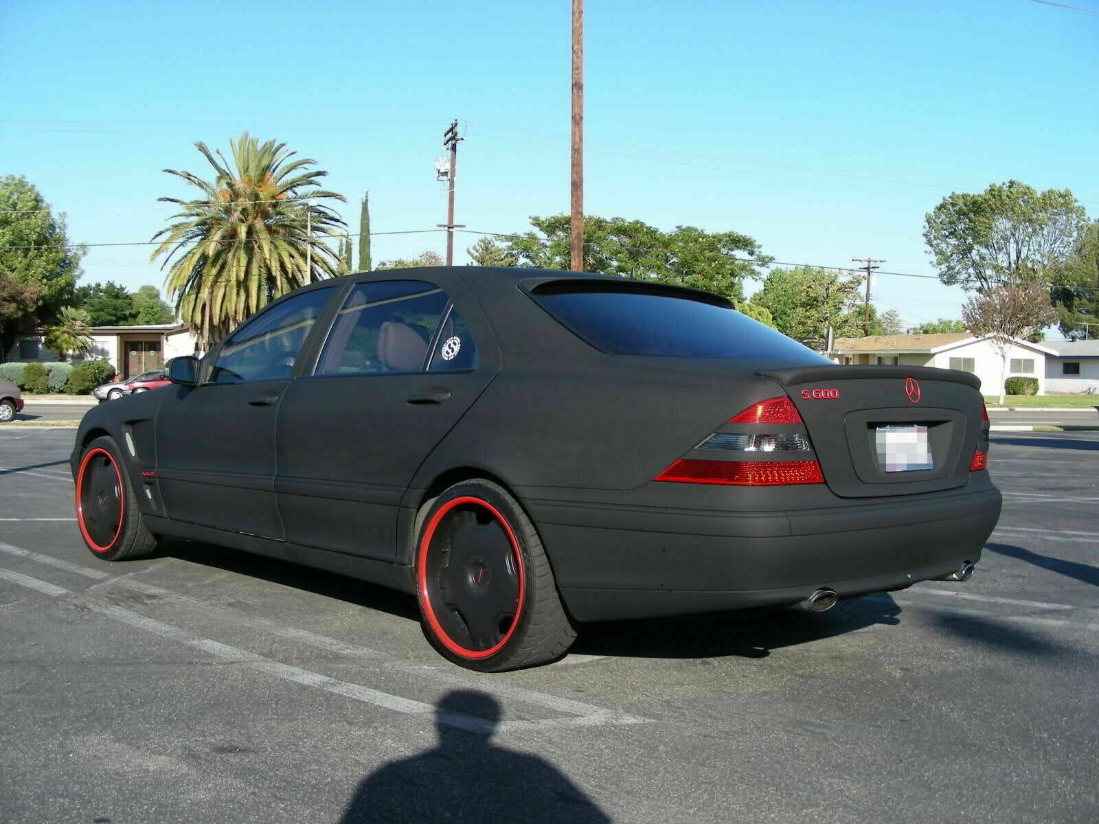 MERCEDES S-CLASS W220 AMG LOOK REAR ROOF SPOILER