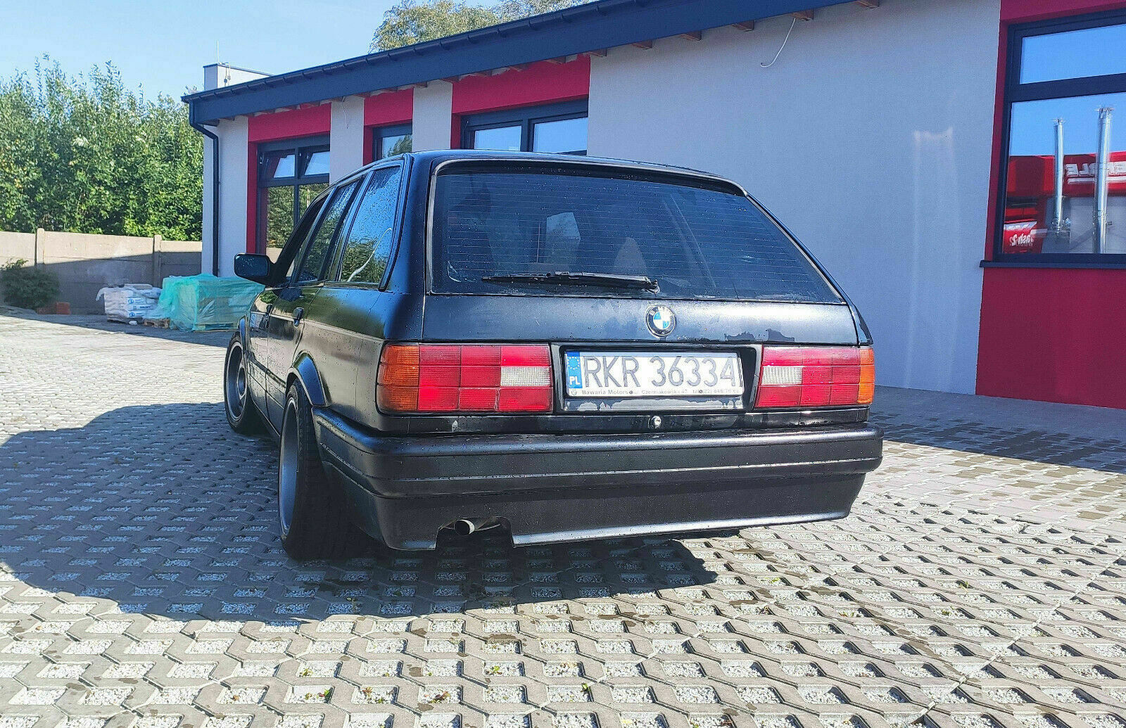 BMW 3 Series E30 Touring Full M Tech II 2, body kit