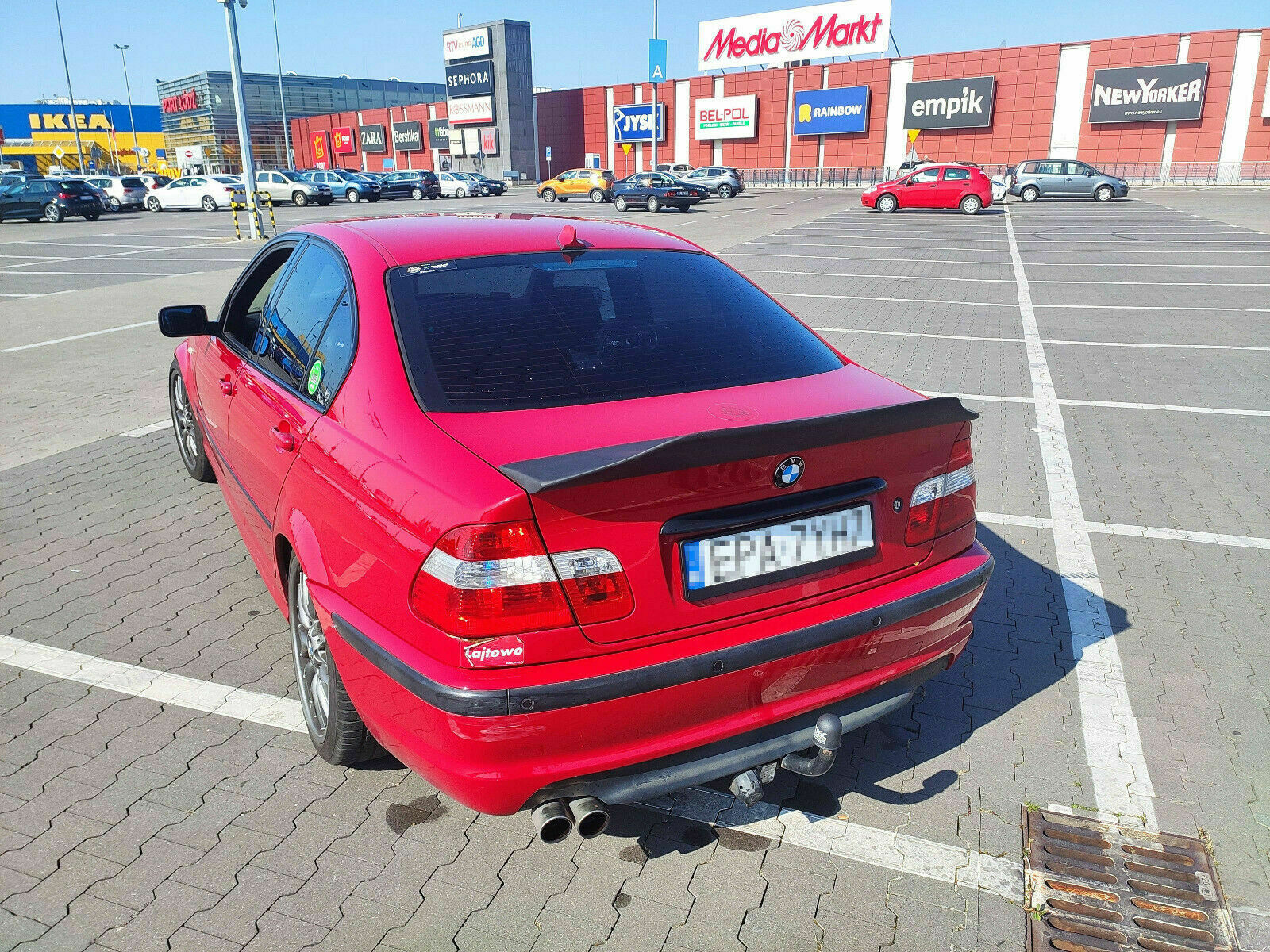 BMW E46 Sedan S-Style Ducktail Spoiler R.B.K