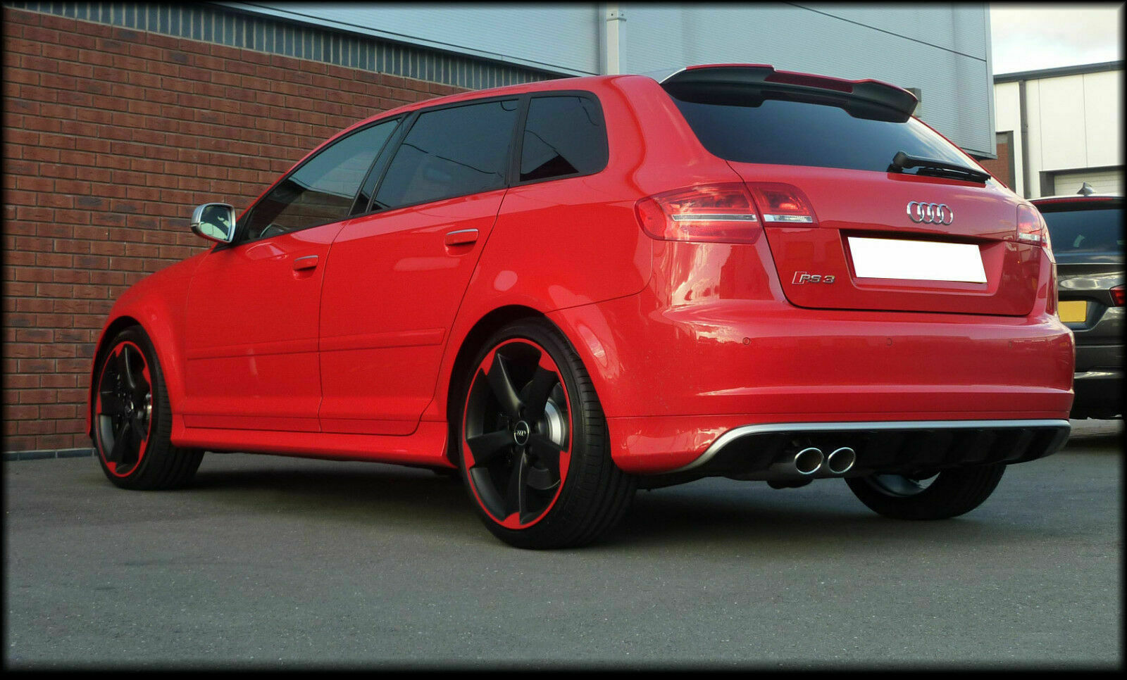 AUDI A3 8P 5D 5 DOORS 03-12 RS3 ROOF SPOILER