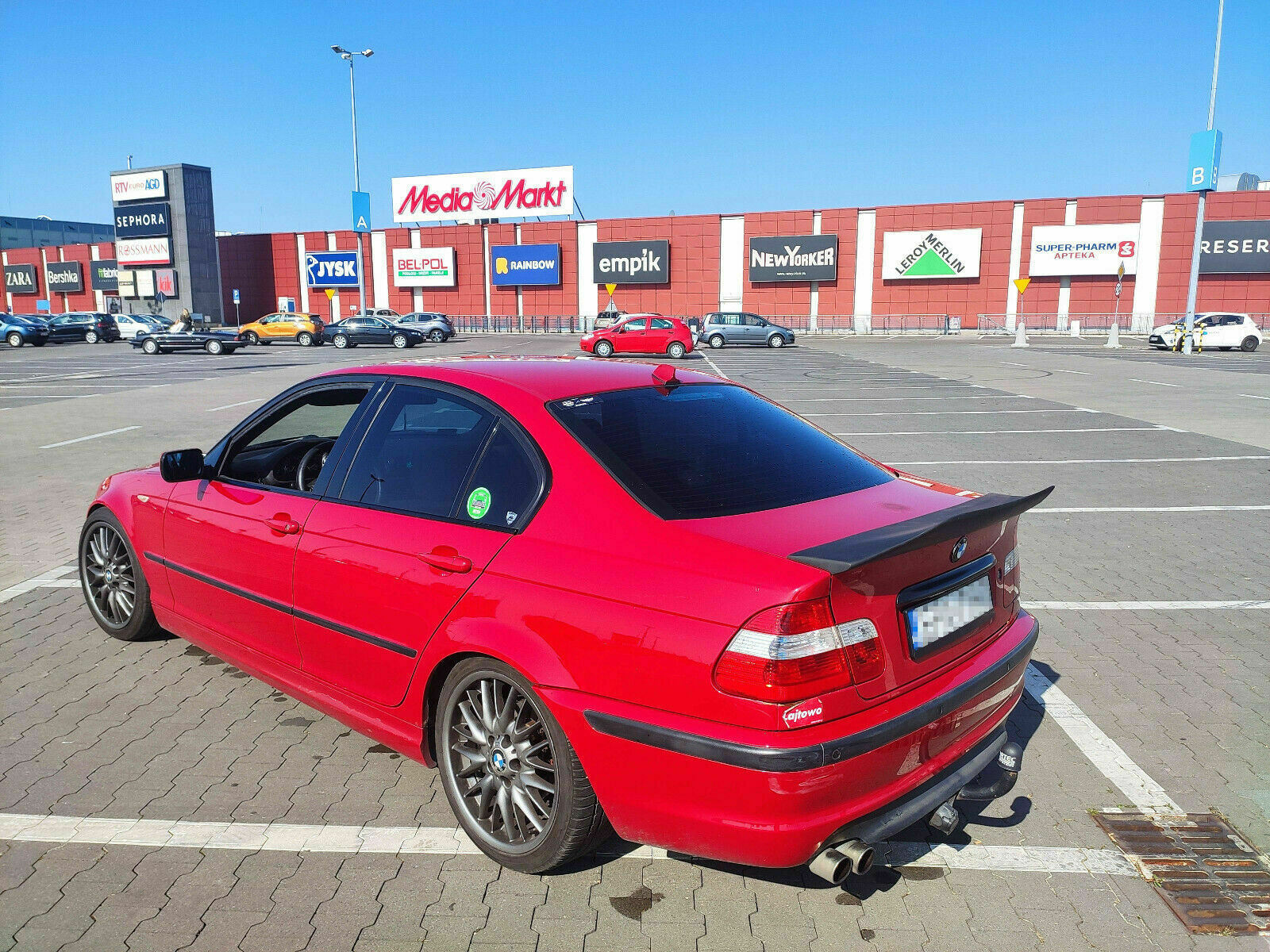 BMW E46 Sedan S-Style Ducktail Spoiler R.B.K
