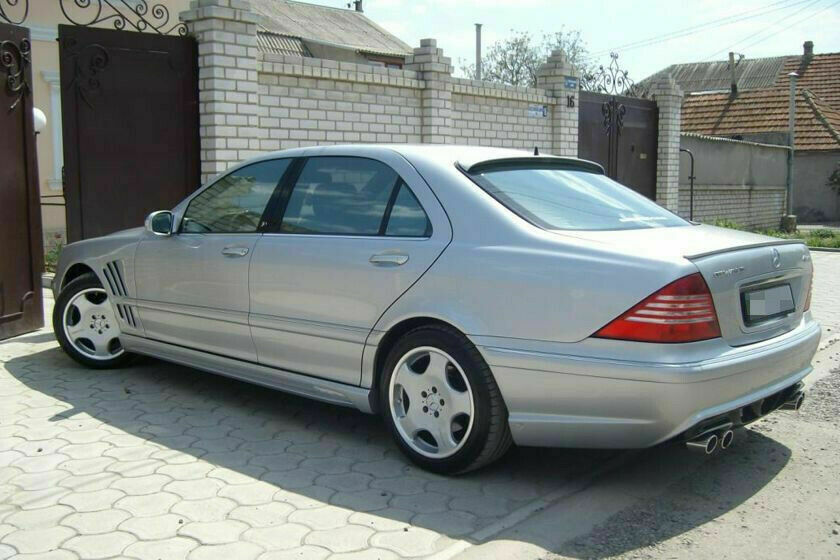 MERCEDES S-CLASS W220 AMG LOOK REAR ROOF SPOILER