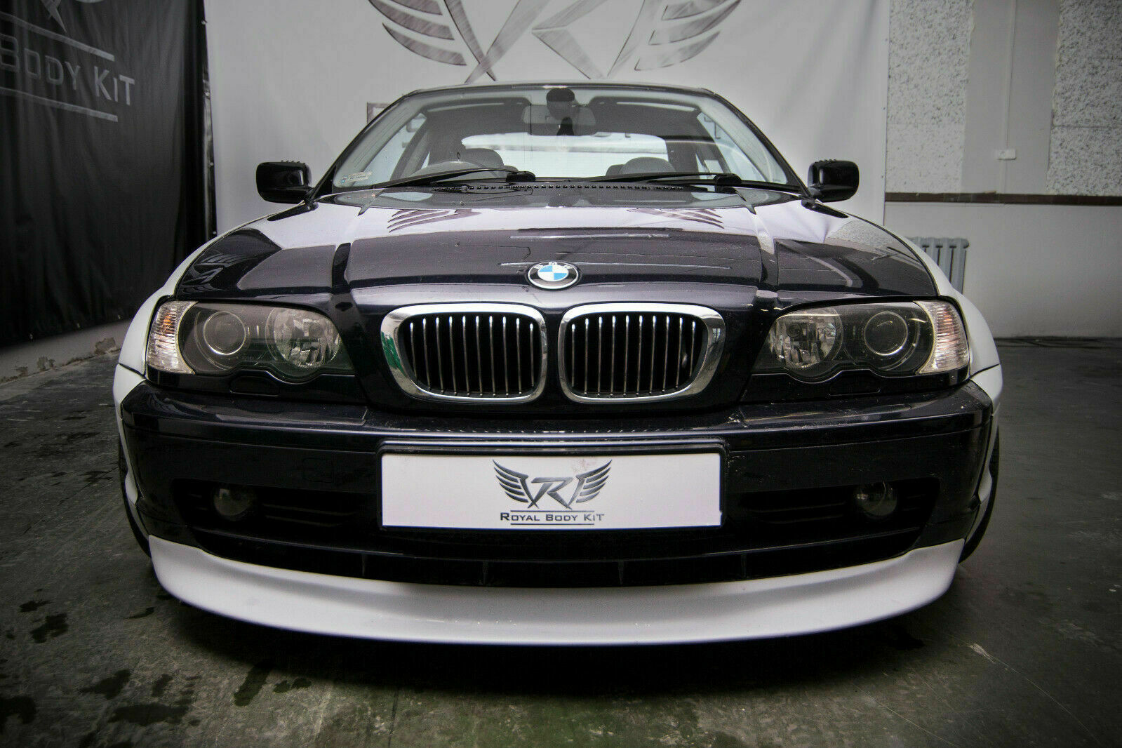 BMW 3 E46 Coupe + front lip Custom fender