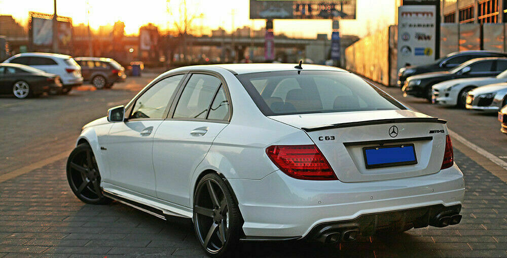 MERCEDES C63 AMG W 204 C-Class rear diffuser