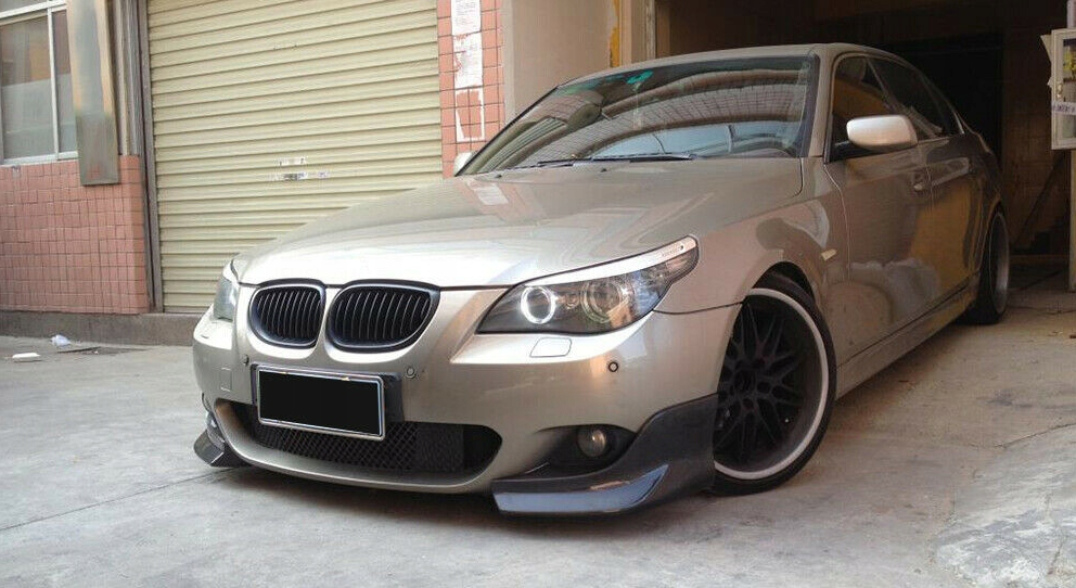 BMW E60 5-Series M Sport Front bumper lip spoiler