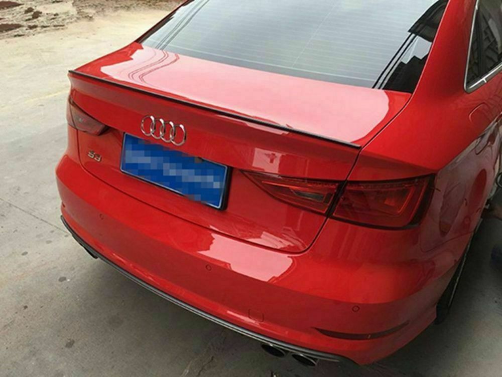 AUDI A3 S3 8V Sedan Saloon SLINE Look Rear Boot Trunk Lip Spoiler
