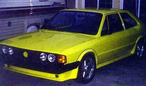 VW SCIROCCO 1 ZENDER STYLE Front splitter lip