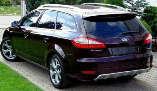 Ford Mondeo MK4 Estate rear diffuser + Titanium Rear Spoiler